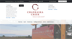 Desktop Screenshot of chankaskawines.com